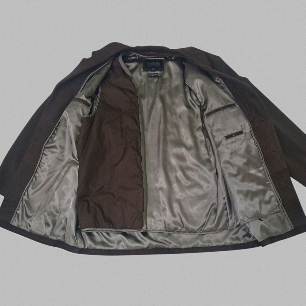 *NWT* Men’s Wilson Brown leather jacket with thinsulate lining. 3XL - Picture 5 of 12